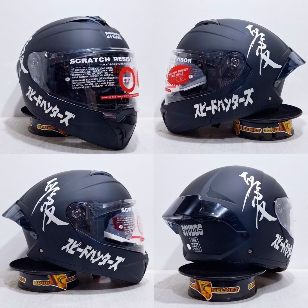 Jual Helm full face Studds Mds Modular 100% original Studds