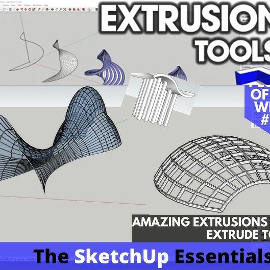 Jual Extrude Tools 6.0 Plugin SketchUp Super Canggih, Wajid Untuk ...