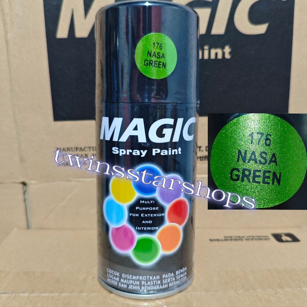 Jual Pilok Pilox Pylox Cat Magic Nasa Green 176 Hijau Metalic Glossy ...