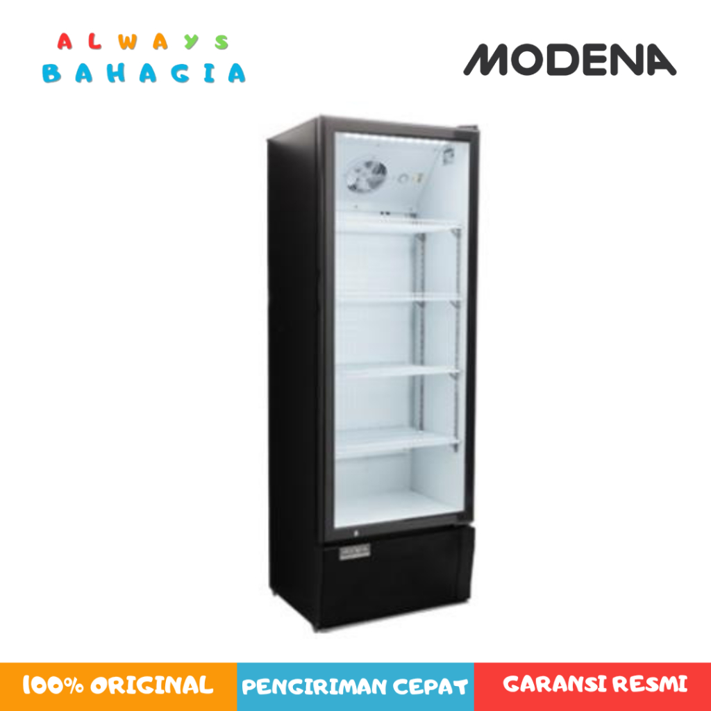 Jual MODENA SC 1345 Showcase Cooler 1 Pintu Kapasitas 340 Liter ...