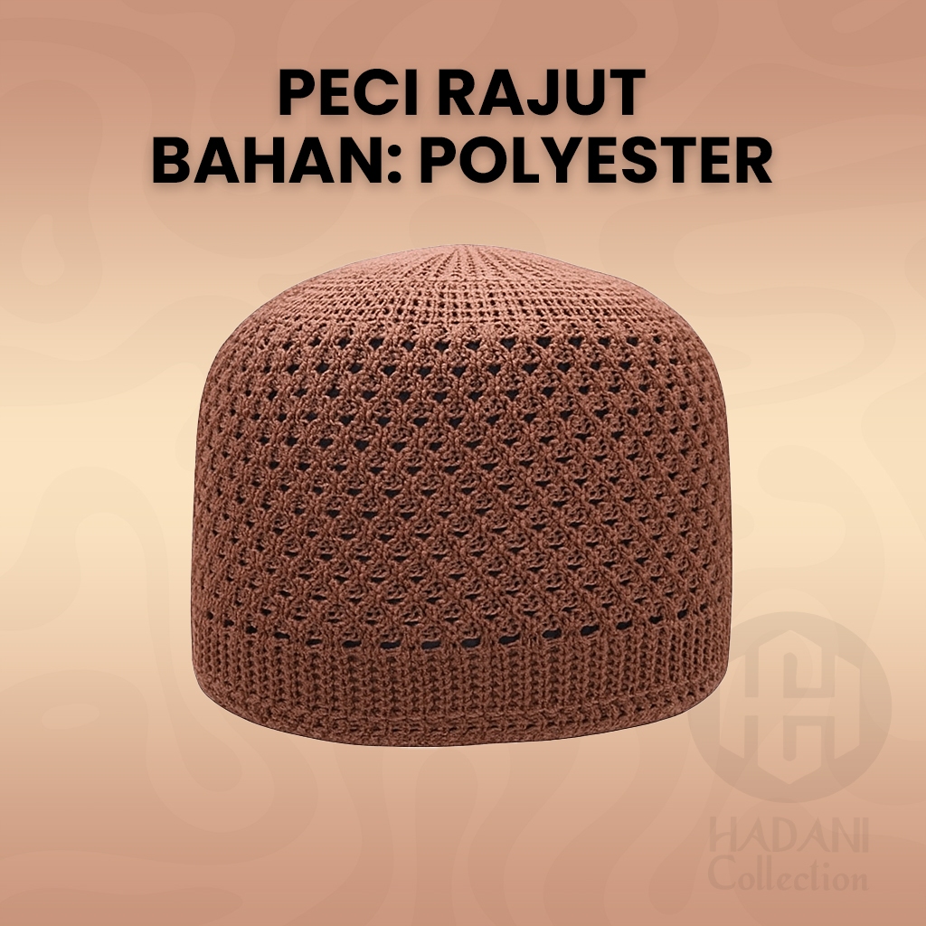 Peci Rajut Dewasa Dan Anak - Peci Haji Murah