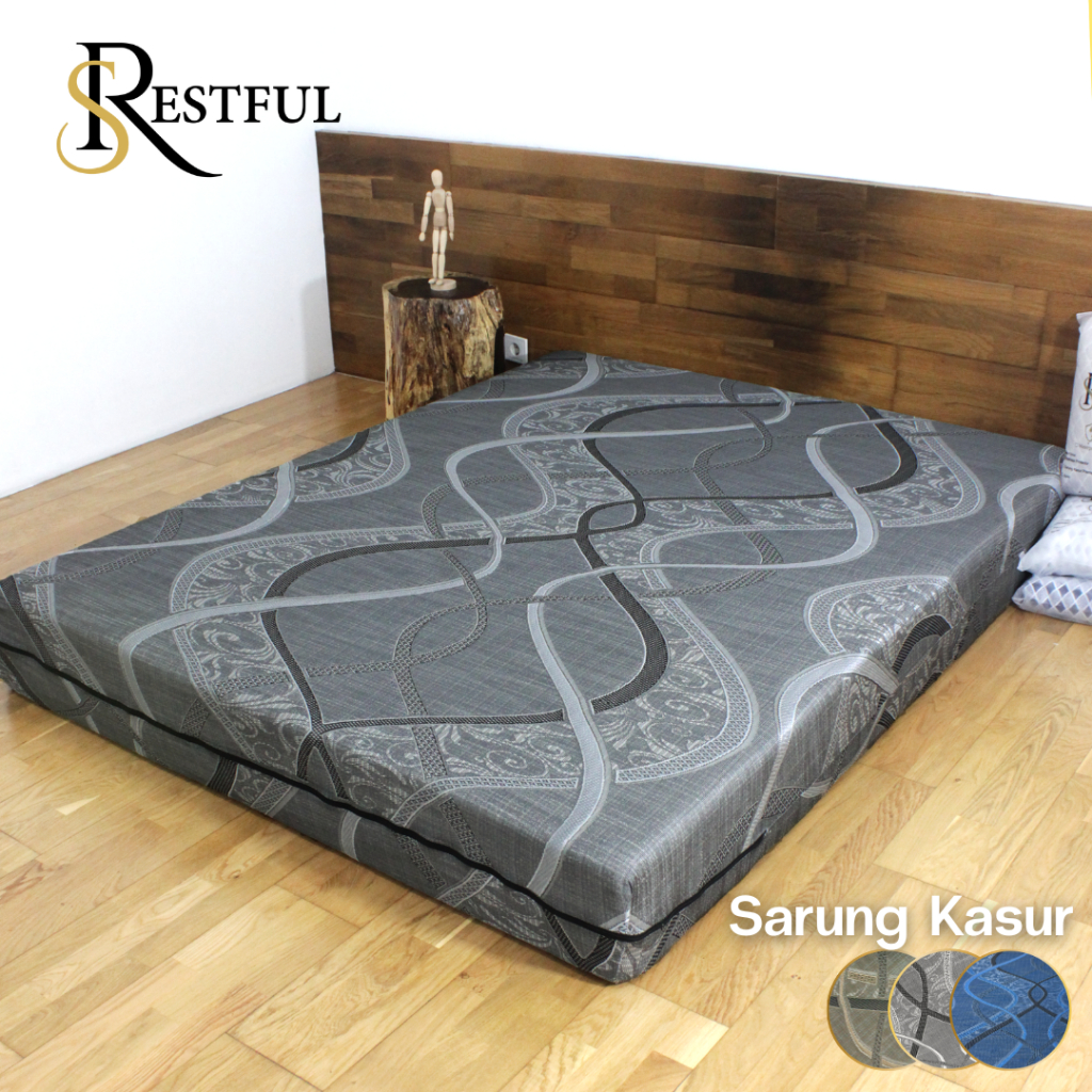 Jual Sarung Kasur Biasa Restful / Resleting Pelindung Kasur Pelindung ...