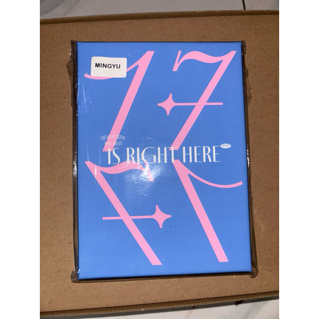 Jual Seventeen Album 17 Right Here (Dear version - Mingyu) baca