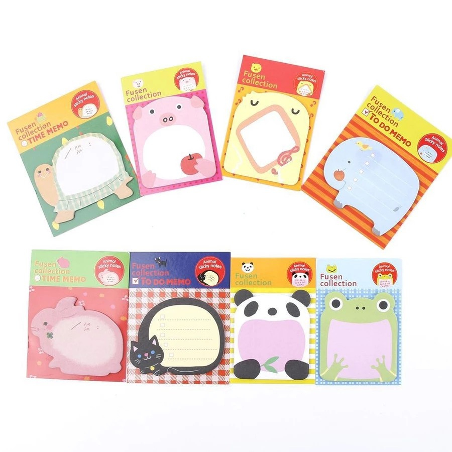 Jual Sticky Notes Motif Binatang Tempelan Kertas Catatan Memo Note ...