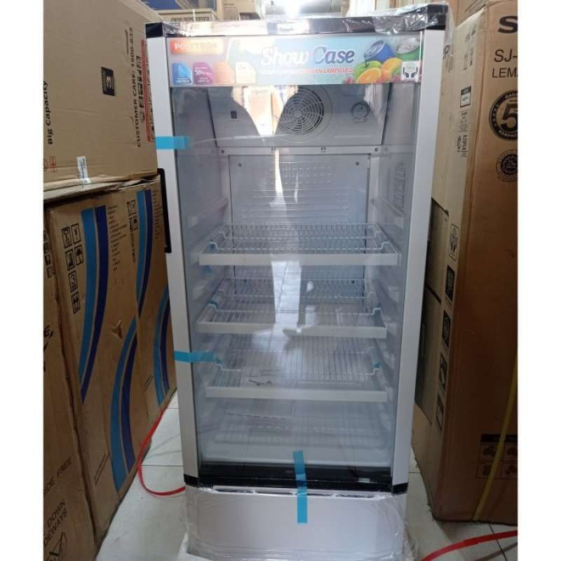 Jual POLYTRON SHOWCASE 4 RAK SCN 190 KAPASITAS 190 LITER | Shopee Indonesia
