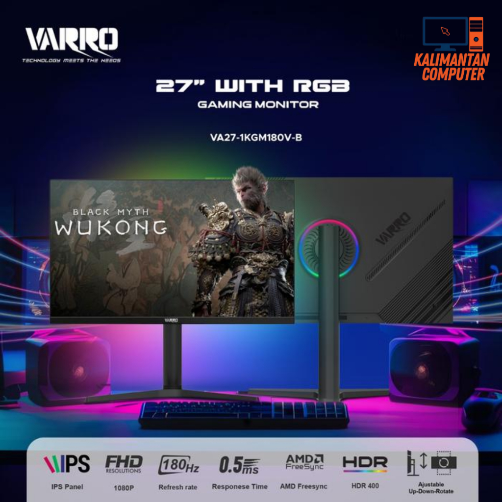 Jual MONITOR VARRO GAMING 27
