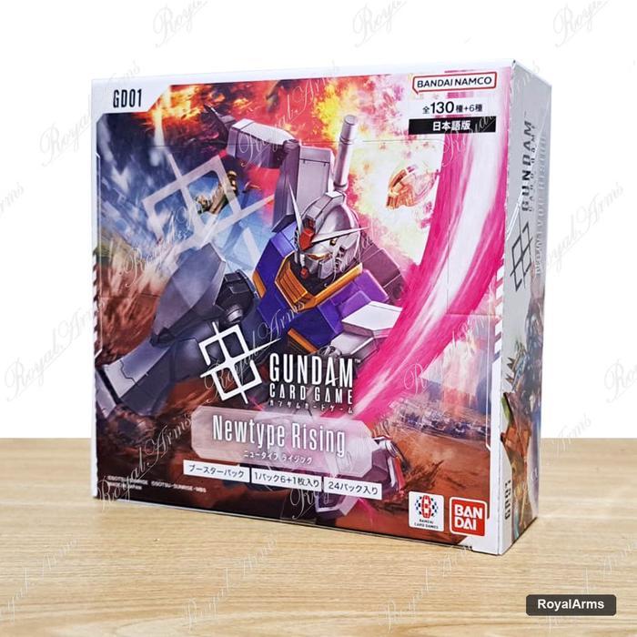 Jual Gundam Card Game Newtype Rising [GD01] Booster Pack Box Gundam New ...