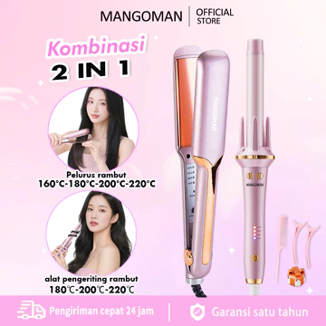 MANGO MAN Hair Curly Styler Auto Curler 28mm Catokan Curly Otomatis Ceramics Curly Catokan