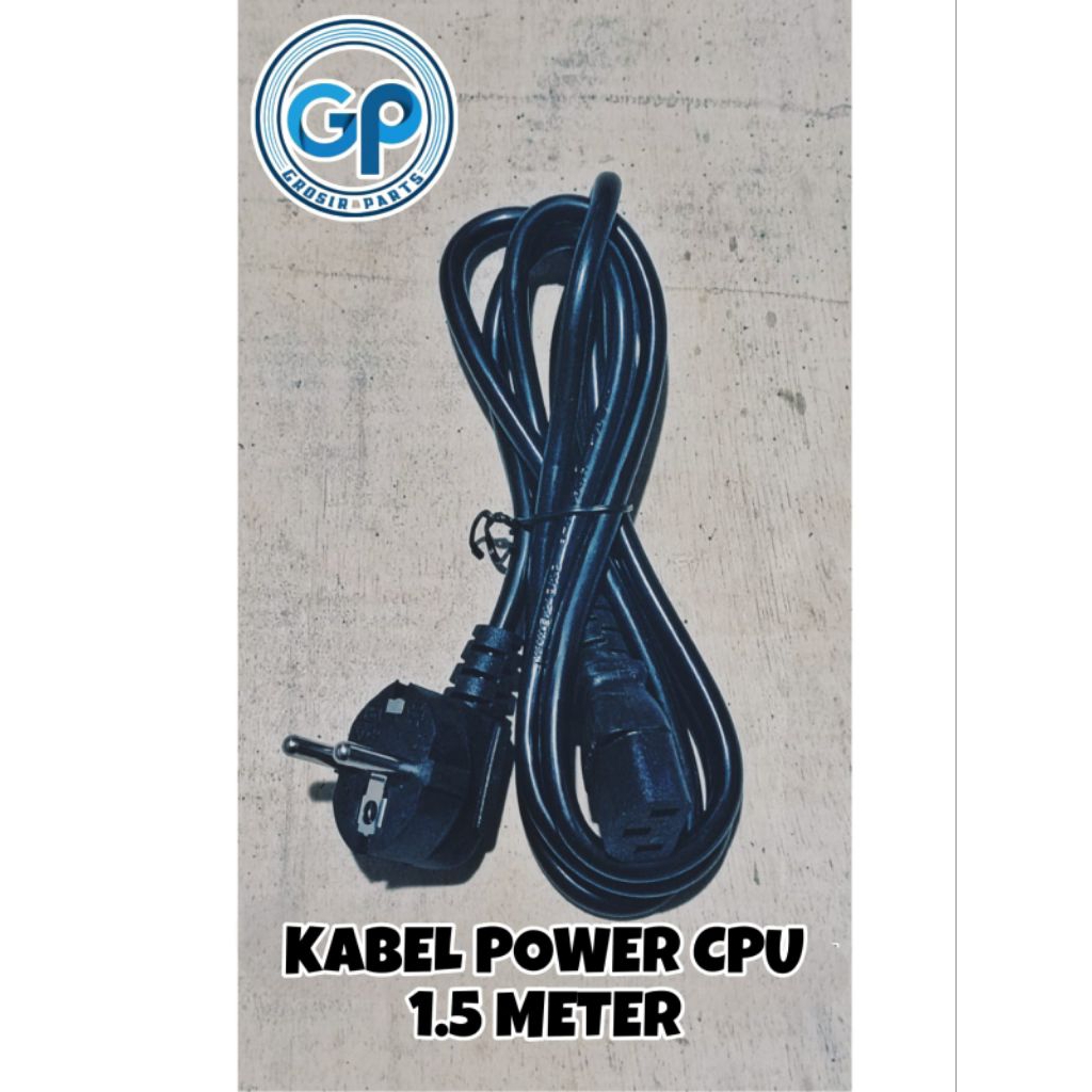 Jual Kabel Power PC CPU 1.5 Meter New | Shopee Indonesia