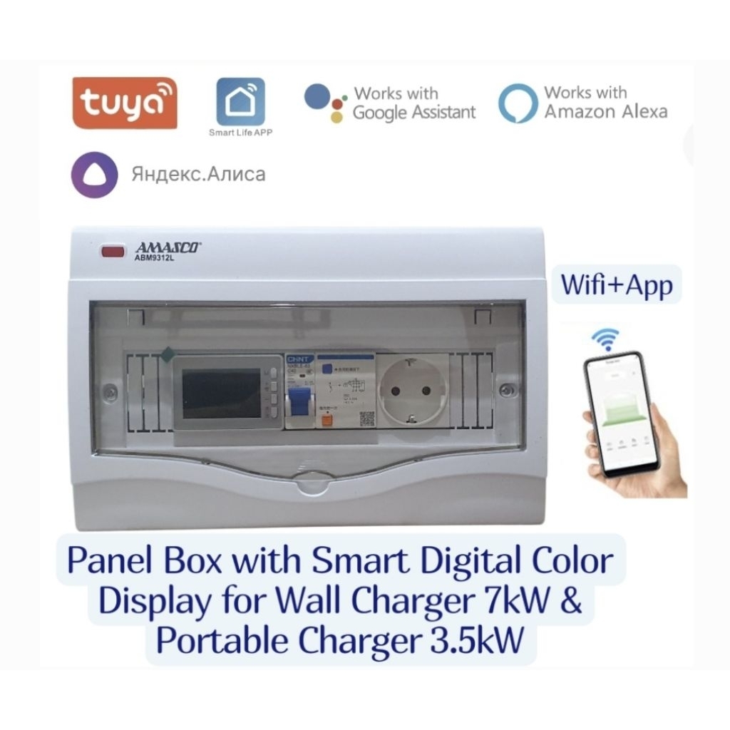 Jual Panel Box dengan Smart Digital Color Display untuk EV Wall Charger ...