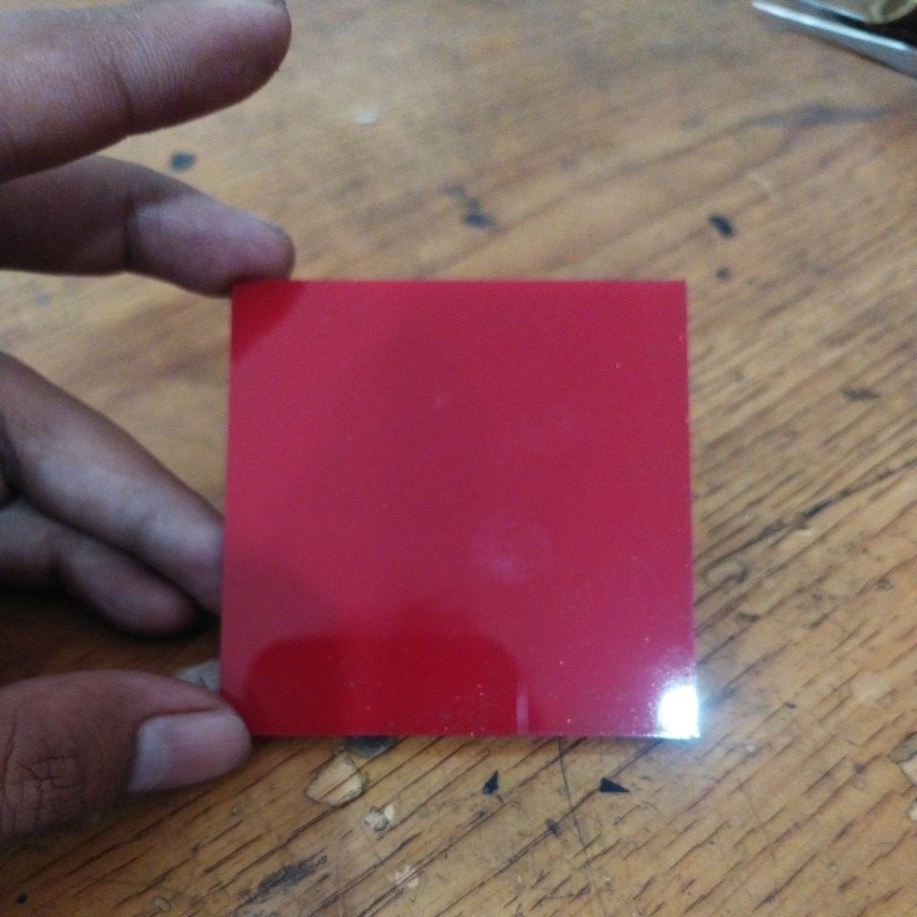 Jual Akrilik Acrylic 3mm 3 mm Merah Red Solid Custom | Shopee Indonesia