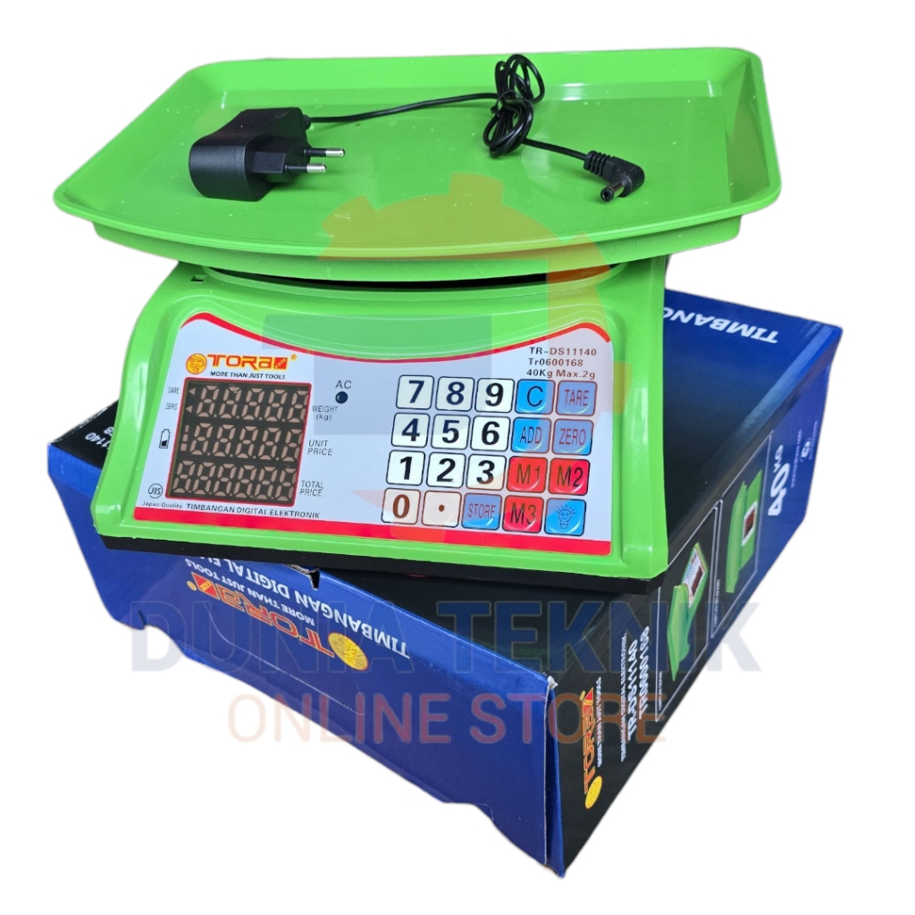 Jual TORA Digital Computing Scale 40KG Timbangan Buah Digital Double ...
