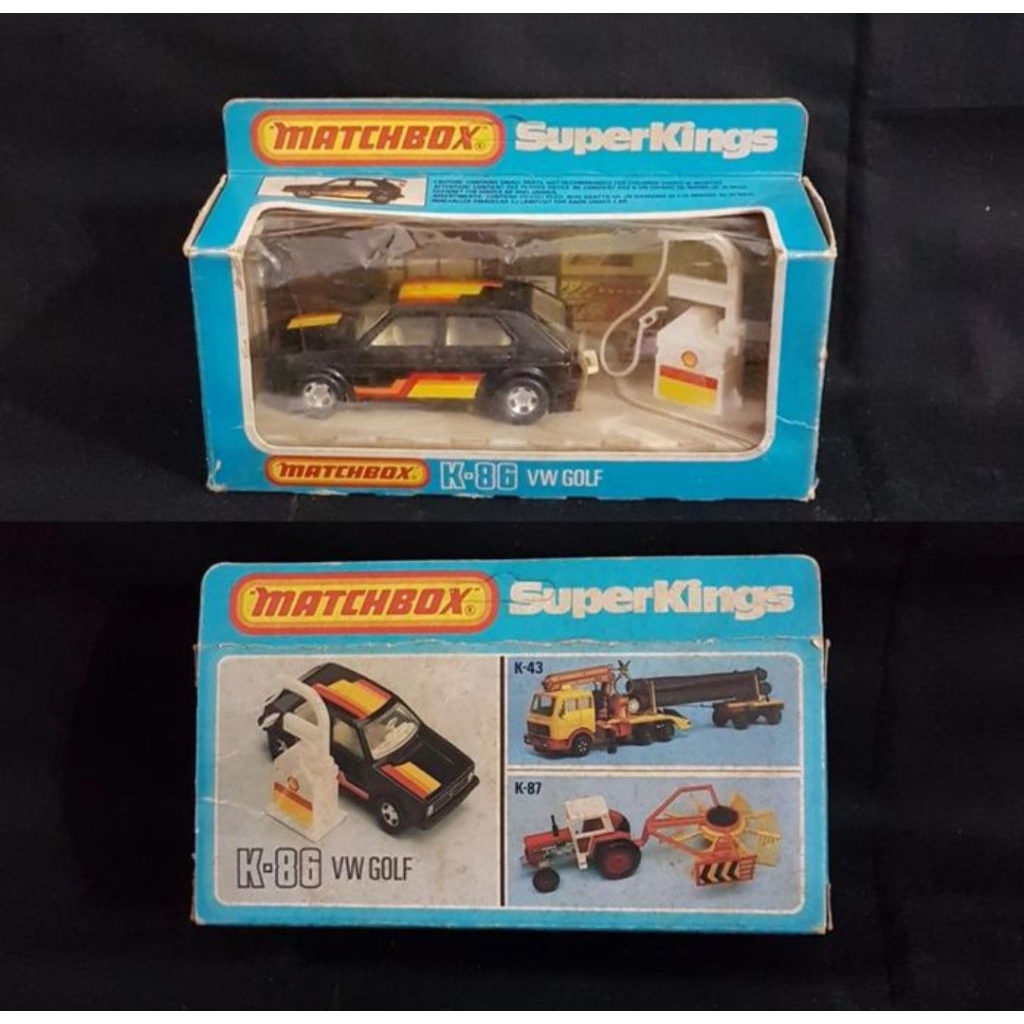 Jual Matchbox Super Kings K86 VW Golf With Shell Petrol Station ...