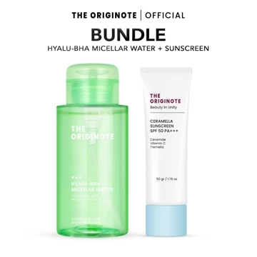 The Originote Acne Micellar Water 300ml Pembersih Wajah Makeup Remover Untuk Kulit Berjerawat