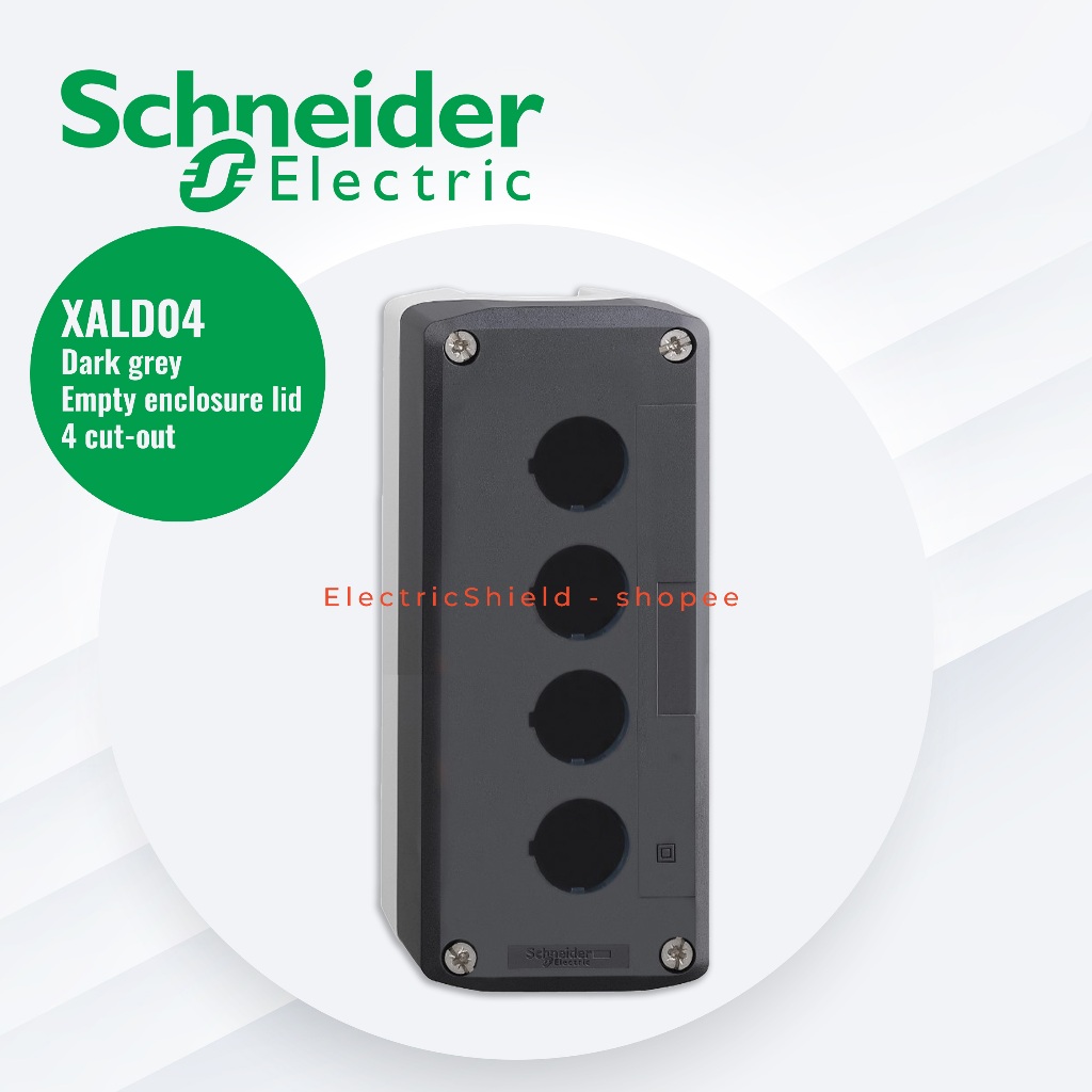Jual XALD04 - Enclosure 4 lubang untuk Push button dan lain-lainya ...