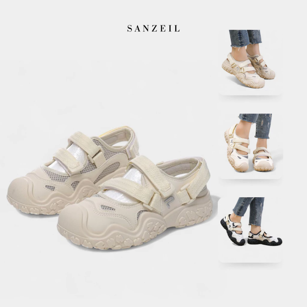 Sanzeil Nancy Sepatu Wanita Casual Slip On K. Sintetis Ringan 3cm Size 36-40 20552