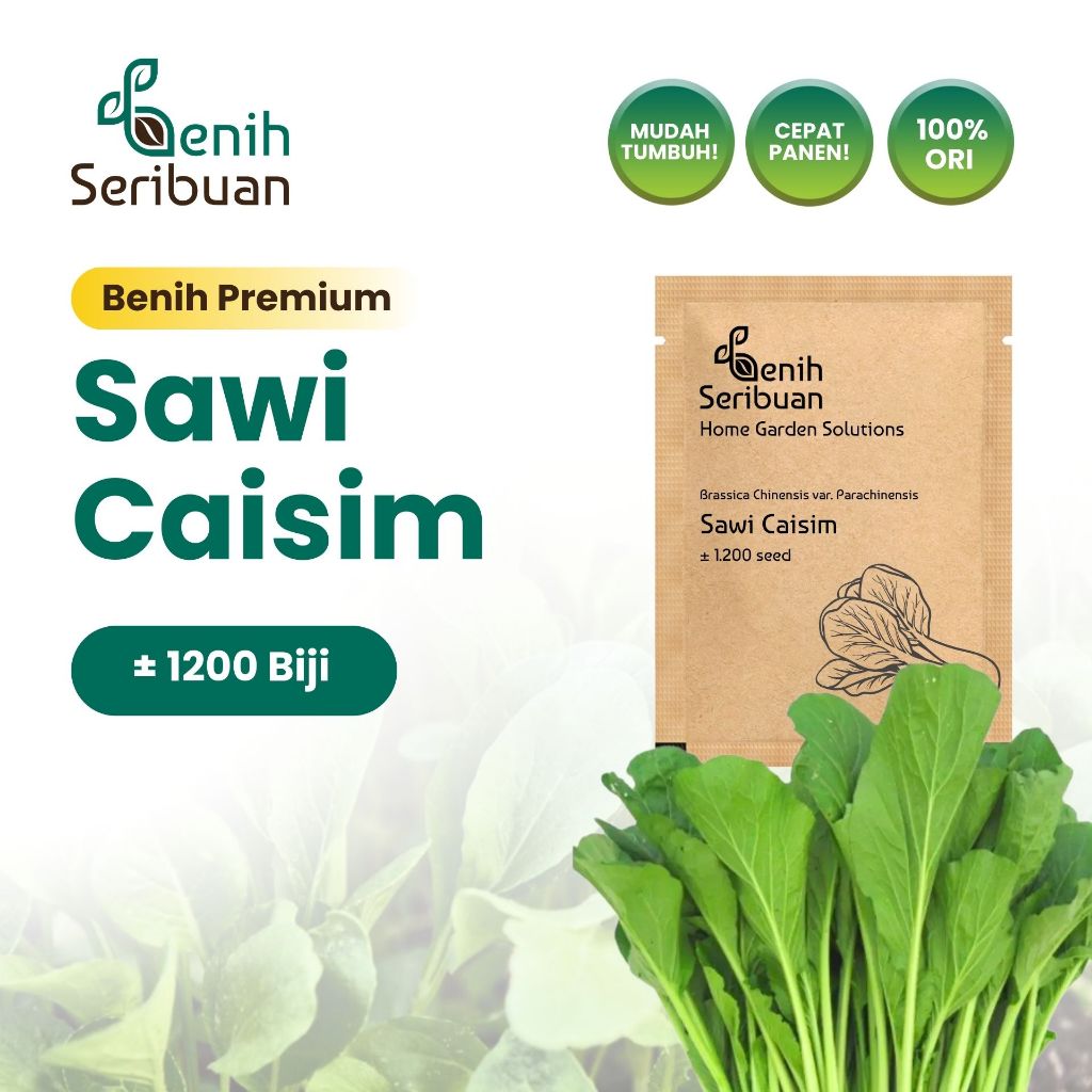 Benih Seribuan - Benih Sayuran Sawi Caisim Unggul