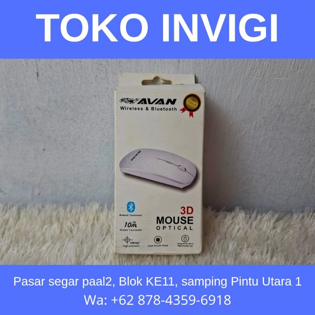 Jual 3D Optical Mouse Wireless AVAN | Shopee Indonesia