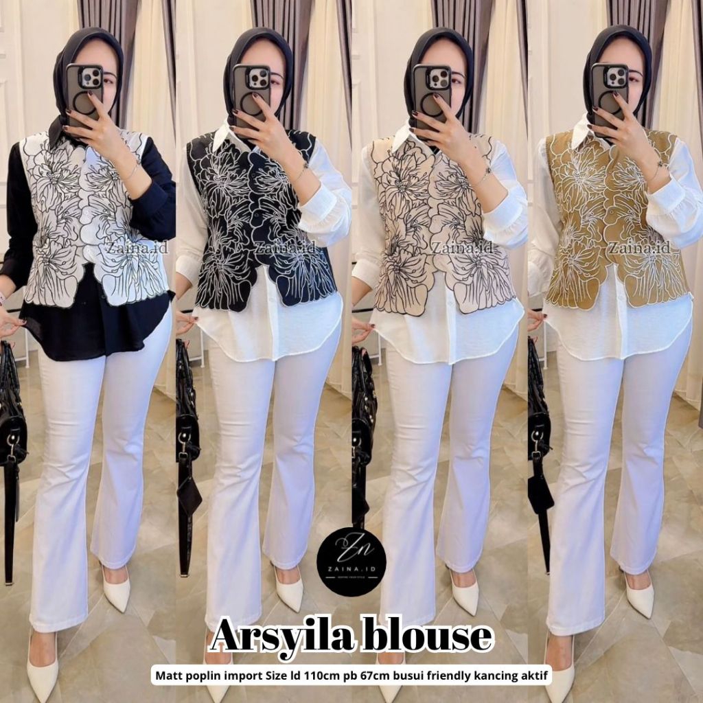 Jual (( READY TERBARU BISA COD )) ARSYILA ALUNA EMICA ETSUKO BAJU ...