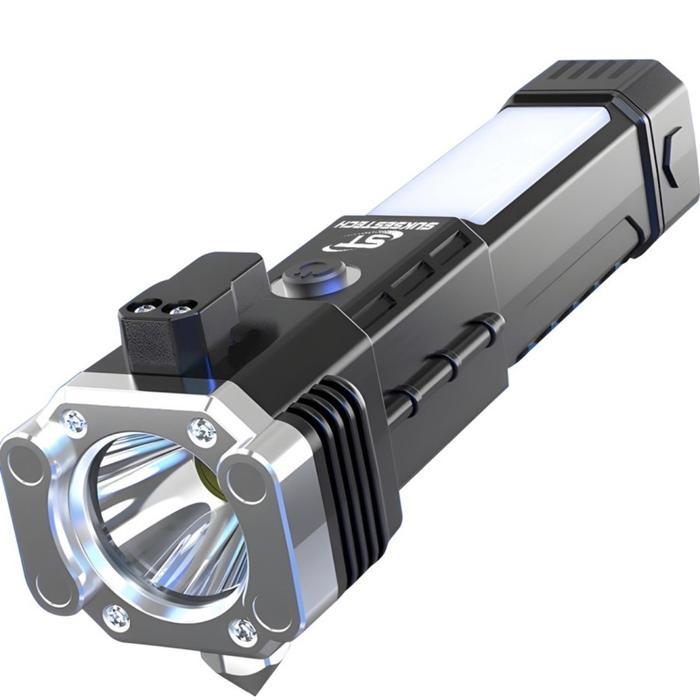 Jual SENTER LED MULTIFUNGSI HAMMER EMERGENCY PLUS 4 MAGNET SENTER CAS ...