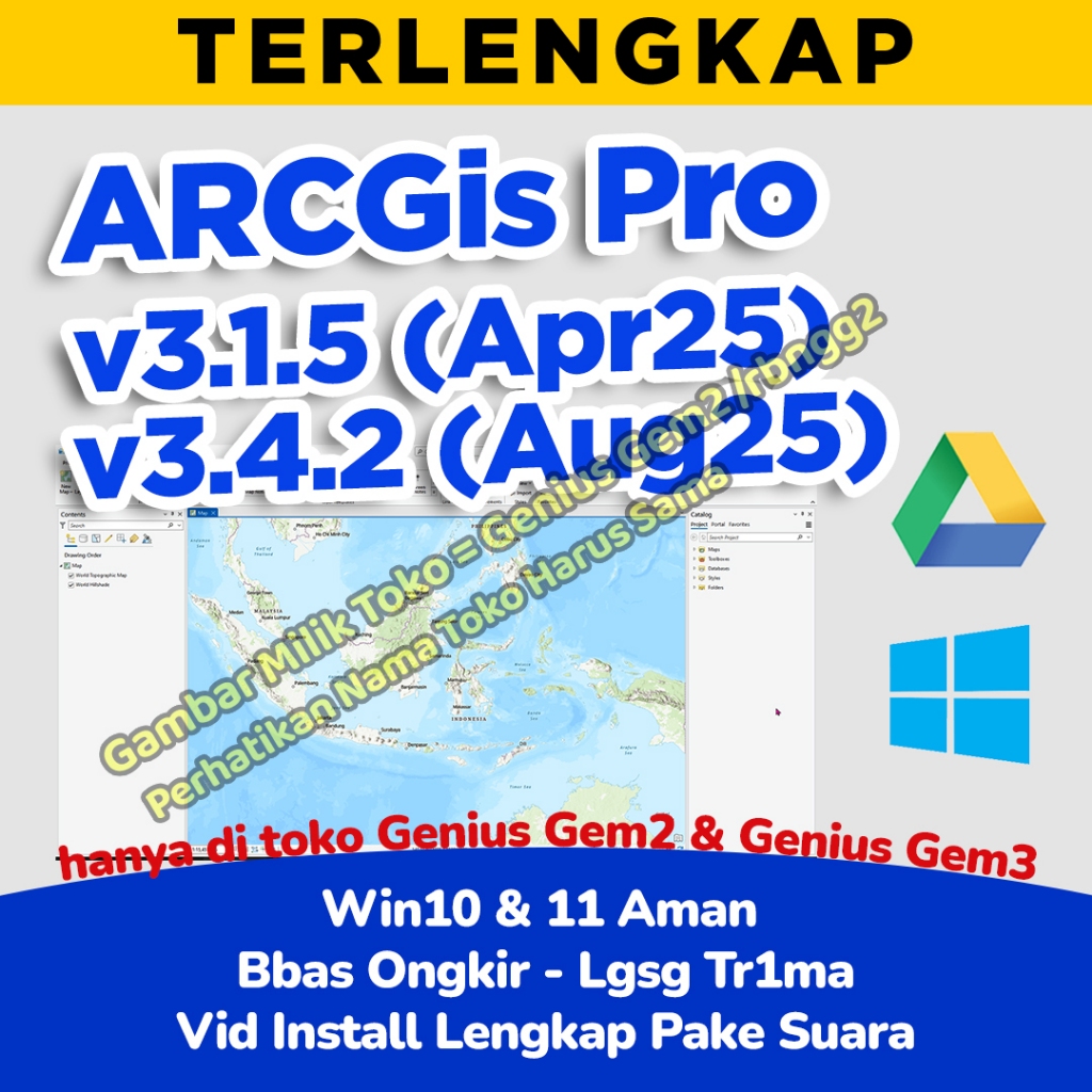 Jual ArcGis Pro 3.1.5 WIN Full version Vid Install | Shopee Indonesia