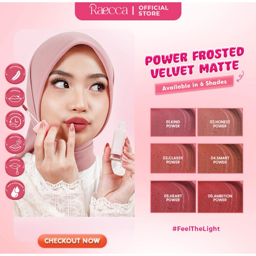 Jual Raecca Power Frosted Velvet Matte - Lip Velvet | Shopee Indonesia
