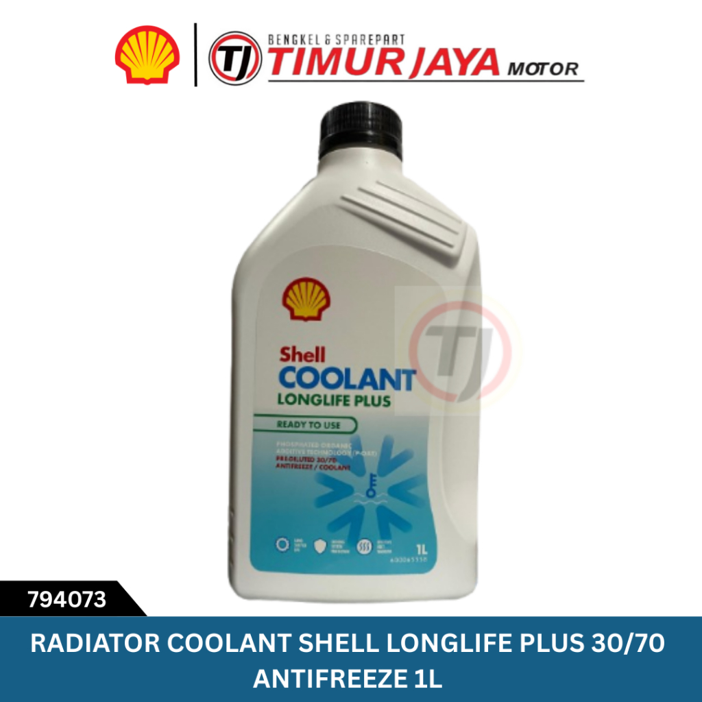 Jual AIR RADIATOR COOLANT SHELL LONGLIFE PLUS ANTIFREEZE 1L KODE 794073 ...