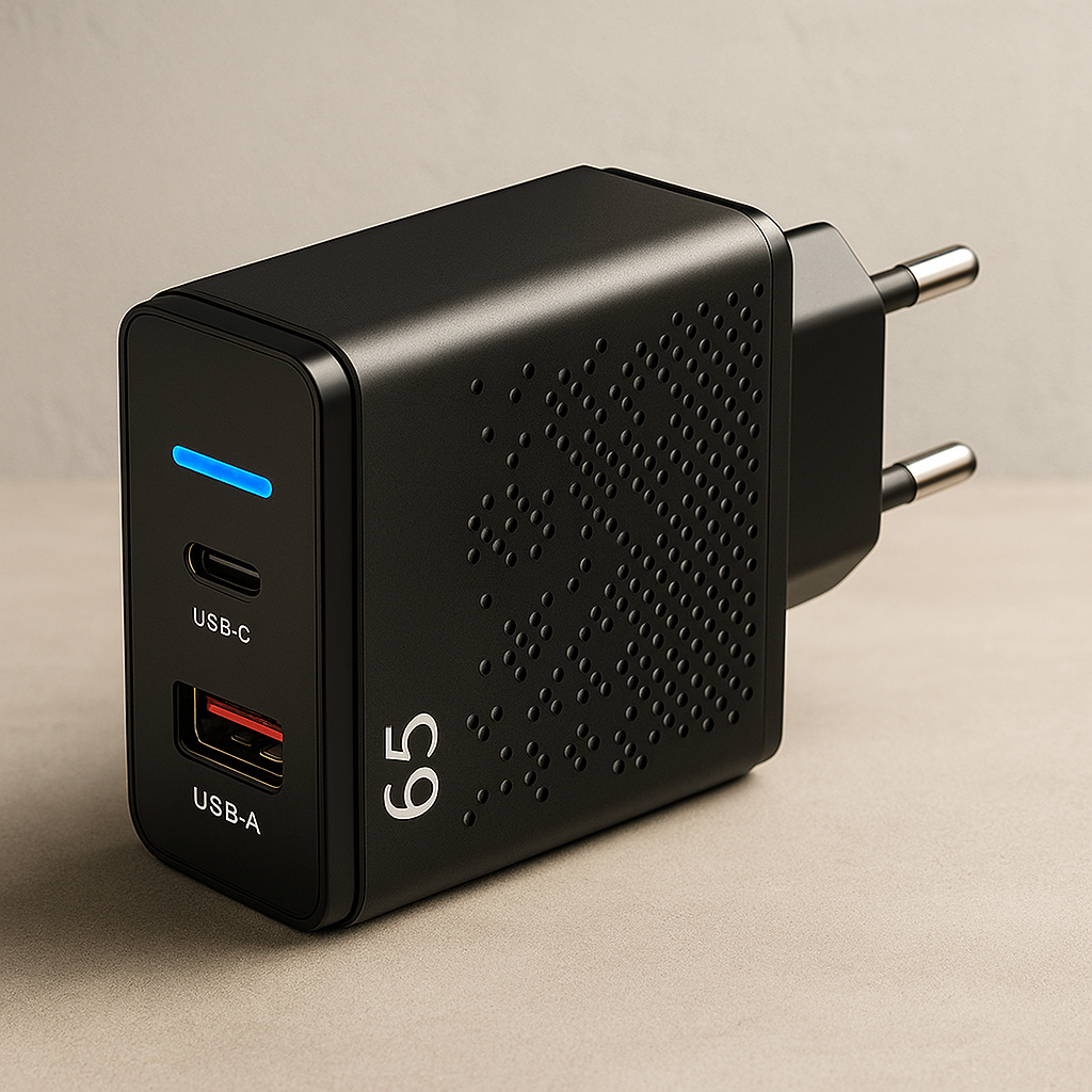 Jual AUBESS Charger GaN 65W Dual Port USB-C PD Fast Charging Adapter ...