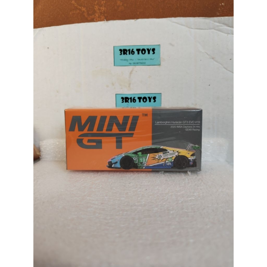Jual Mini GT Lamborghini Huracan GT3 Daytona No. 552 | Shopee Indonesia