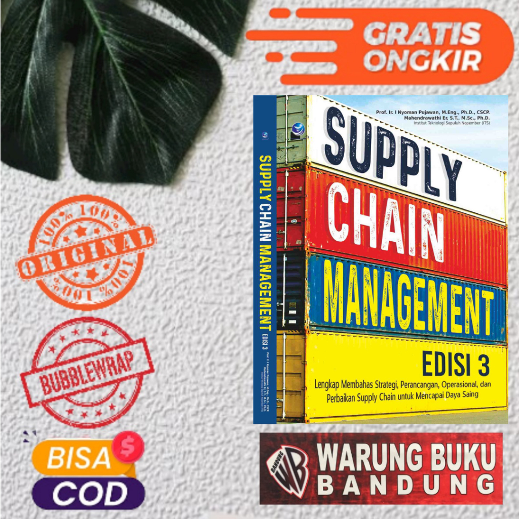 Jual Buku Supply Chain Management Edisi 3 - I Nyoman Pujawan Dan ...
