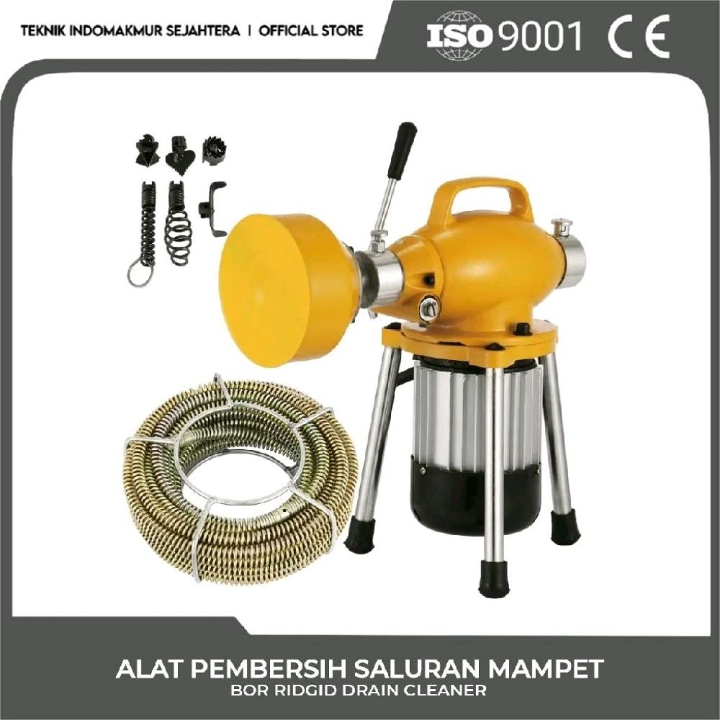 Jual Alat Mesin Pembersih Saluran Mampet Bor Ridgid Drain Clener Solusi ...