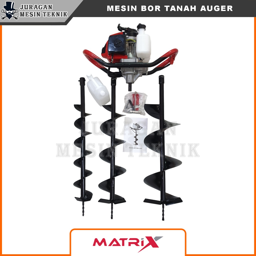 Jual Mesin Bor Tanah Biopori Auger 63 Matrix | Shopee Indonesia