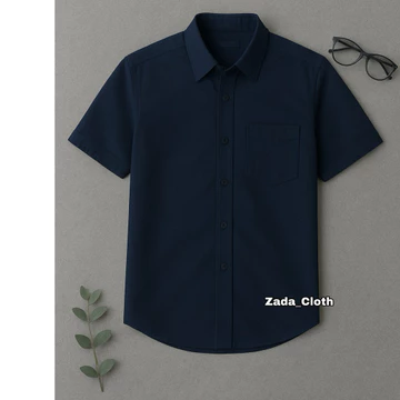 Kemeja Polos Pria Lengan Pendek Baju Kerja Slim Fit Formal Cowok