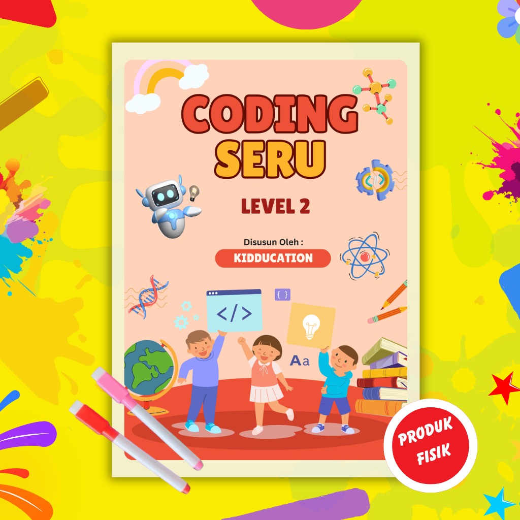 Jual Buku Coding Anak SD Kelas 3+ Worksheet Belajar Algoritma Kompleks ...