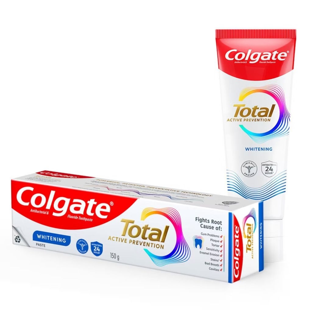 Jual COLGATE Total Whitening Toothpaste 150g - Pasta Gigi | Shopee ...