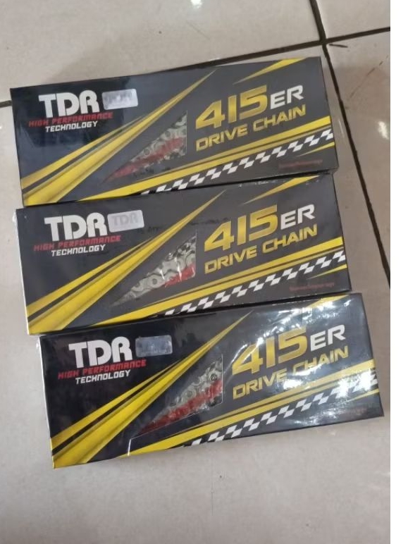 Jual rantai racing 415 - 130 wrn (std) TDR | Shopee Indonesia