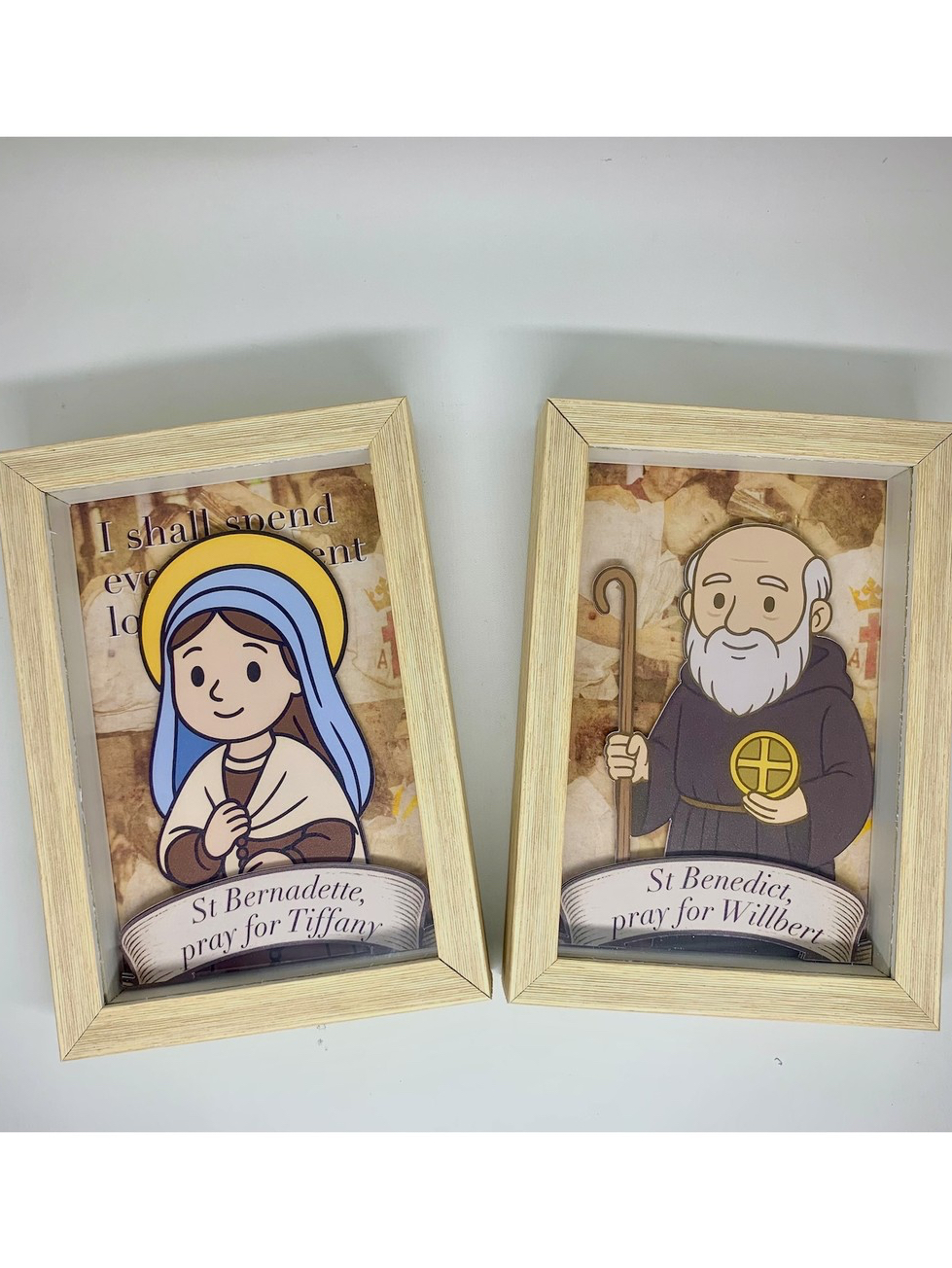 Jual Custom 3D Photo Frame Santo Santa Katolik – Bingkai Doa & Hadiah ...