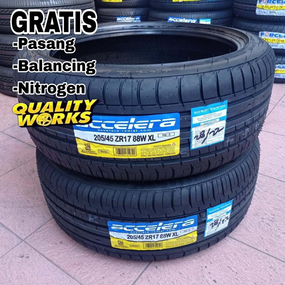 Jual BAN MOBIL 205 45 R17 ACCELERA PHI-R - BAN RING 17 MOBIL CITY ...