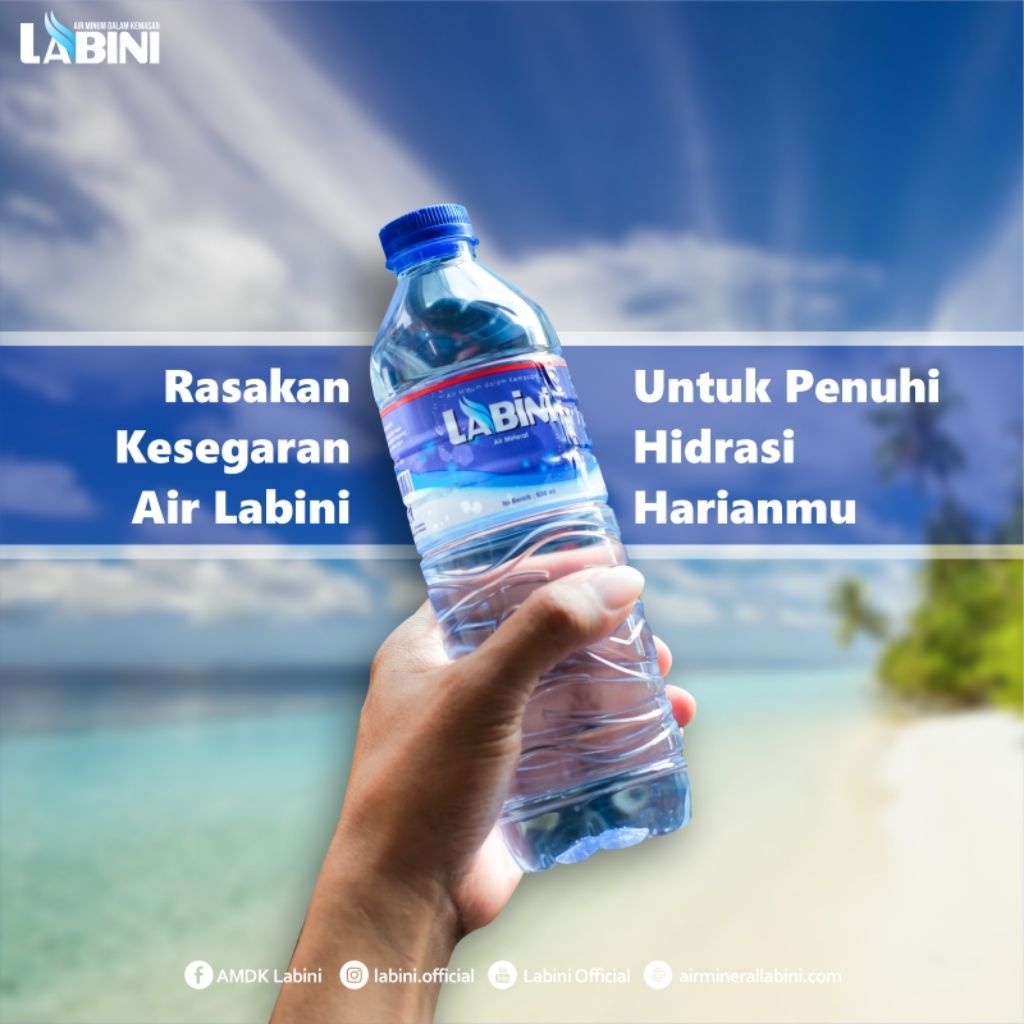 Jual (INSTANT) Air Mineral Labini 600ML X 24 Botol | Shopee Indonesia