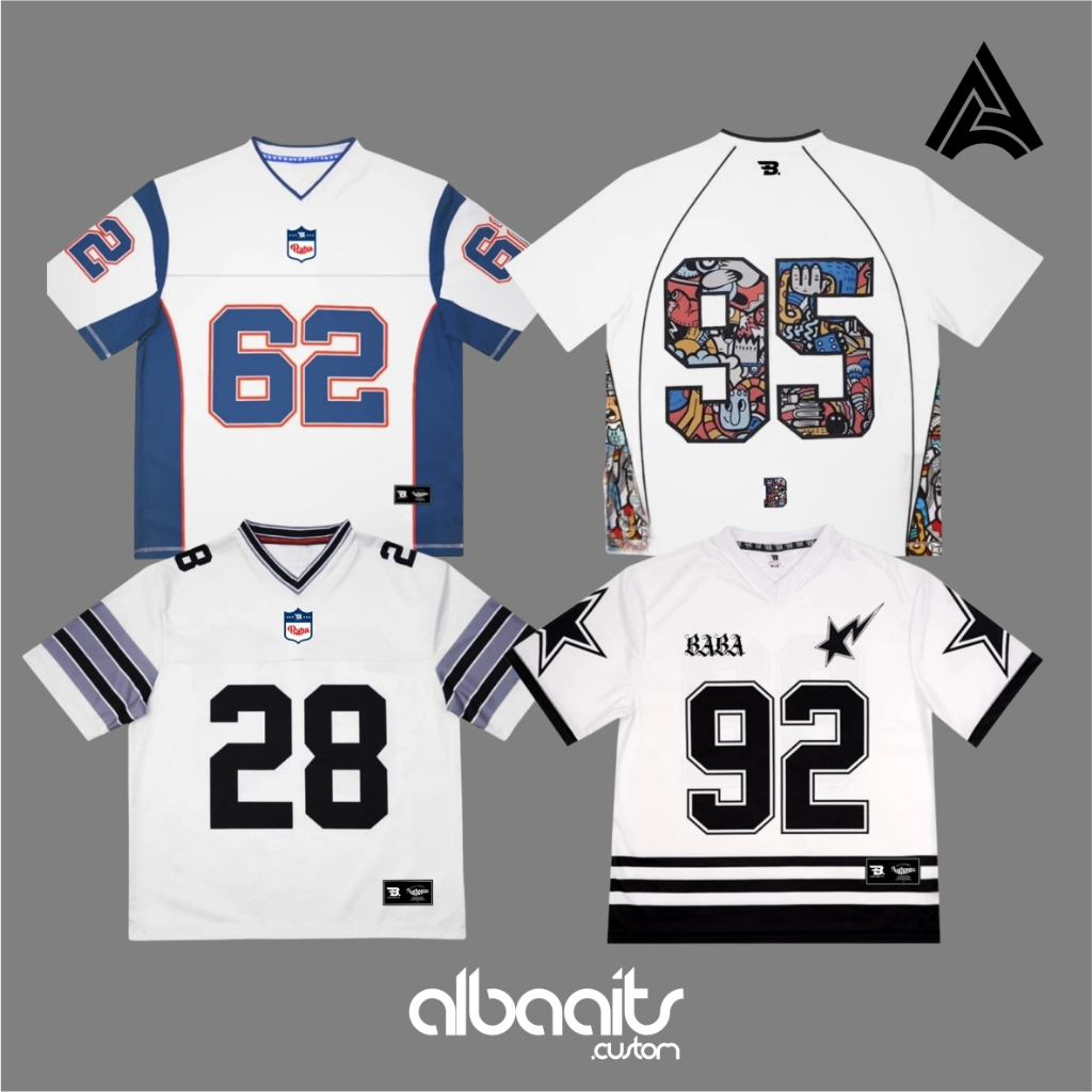 Jual (Bisa COD) Jersey Custom Nama dan Nomor / Baju Jersey Streetwear ...