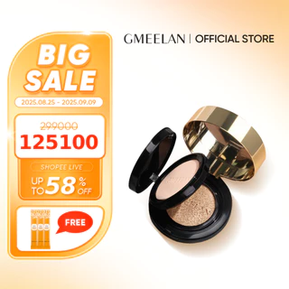 GMEELAN 2 IN 1 Perfcet Cover Cushion Powder Foundation Black Truffle Zinc PCA Antioxidant Air Cushion 7g+10g Meratakan Warna Kulit Factial Make Up Oil-Control Waterproof High Coverage Flawless Foundation Long-lasting Concealer BB CC Cream BPOM