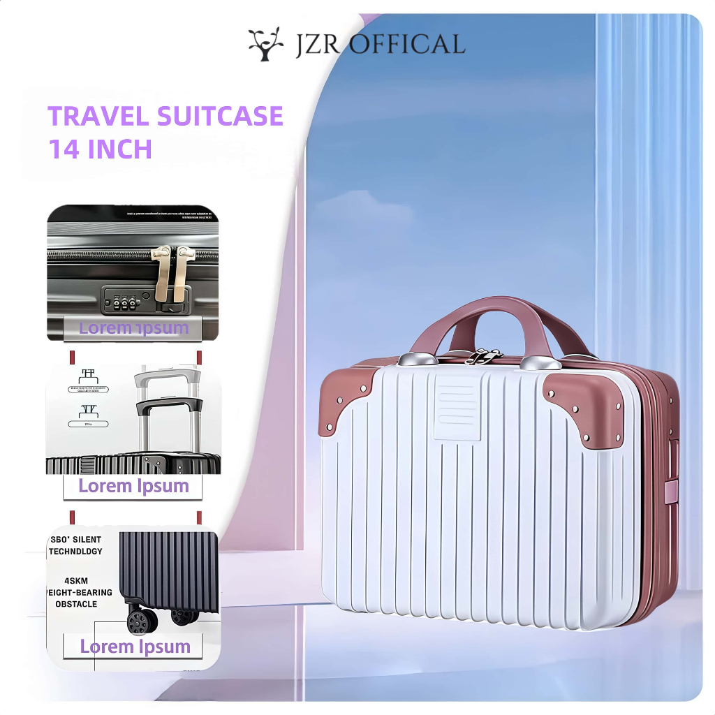 Jual JZR Mini koper kabin inch koper perjalanan travel suitcase Koper ...