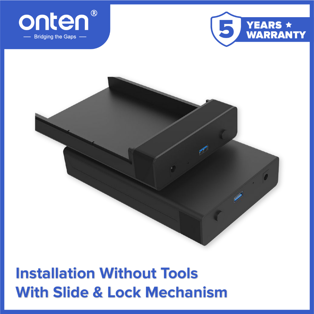 Jual Onten External Casing 3.5 HDD SATA V.3.0 5Gbps For HDD/SSD ...