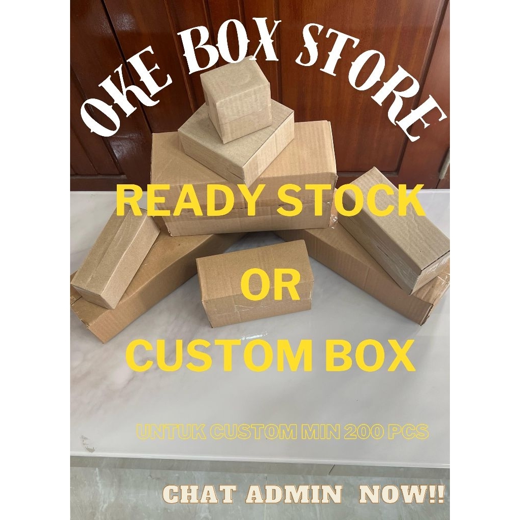 Jual Karton Box Ukuran Custom | Shopee Indonesia