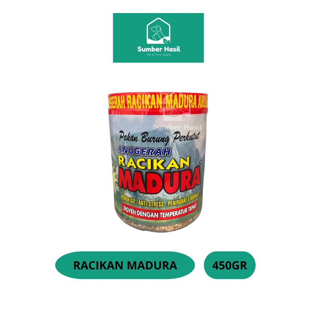 Jual RACIKAN MADURA 450GR PAKAN BURUNG PERKUTUT MAKANAN BURUNG ORIGINAL ...