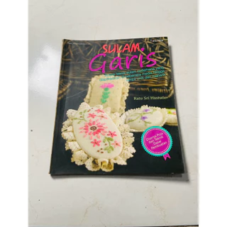 ( PROMO BUKU MURAH ORIGINAL ) BUKU KREASI / KETERAMPILAN / Sulam Garis - Rati Sri Hastutie