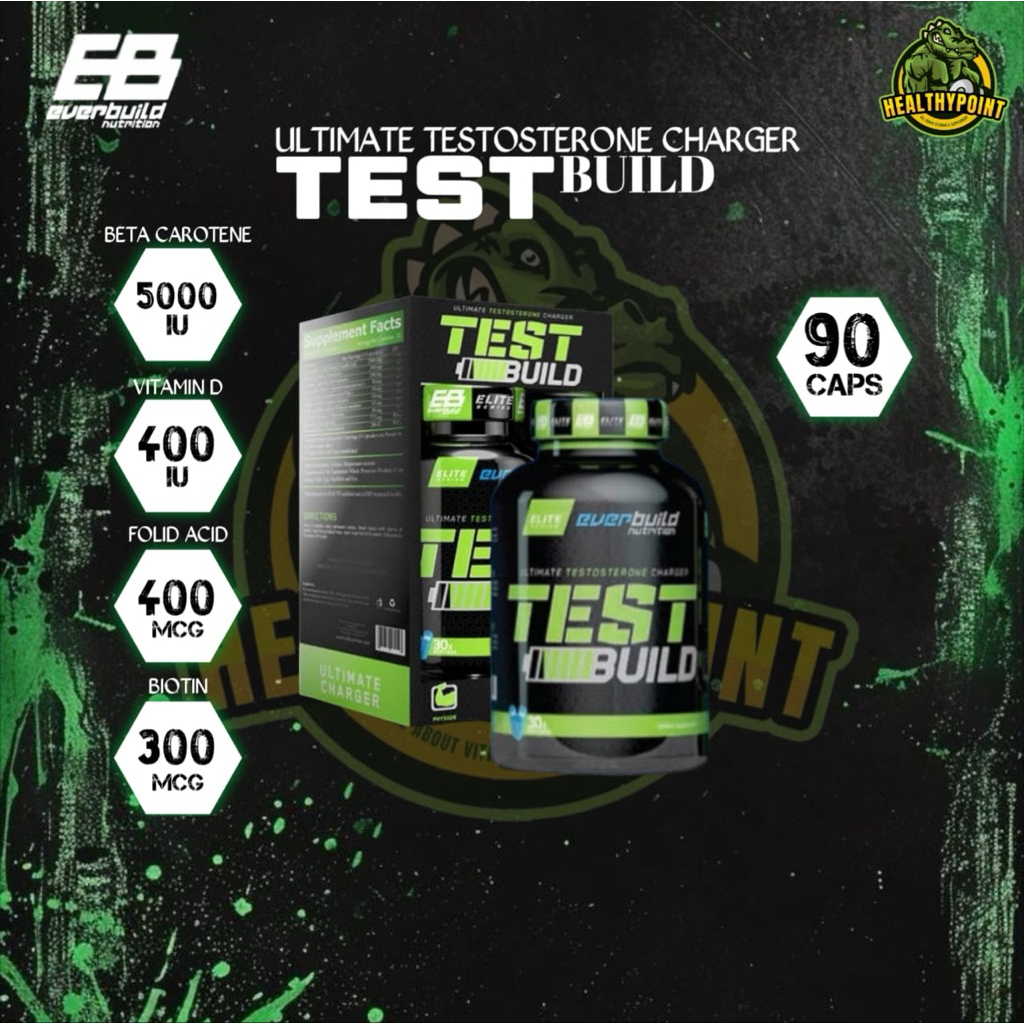 Jual EverBuild Nutrition Test Build 90 Tablet Ultimate Testosterone ...