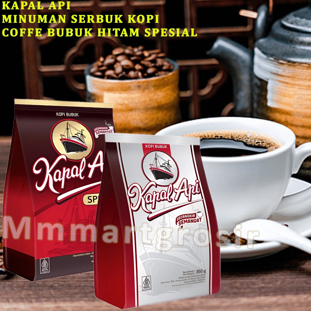 Jual Kopi Kapal Api / Minuman Bubuk Kopi Instan / Coffee Bubuk Tanpa ...