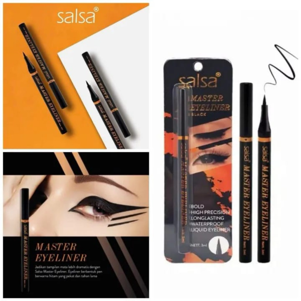 Jual salsa master eyeliner black 3ml | Shopee Indonesia