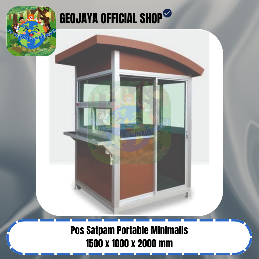 Jual Pos Satpam Portable Minimalis - 1500 x 1000 x 2000 mm | Shopee ...